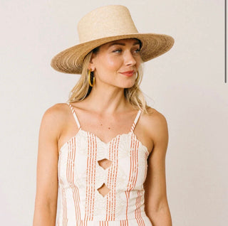 Cherry pinstripe Sophia Dress