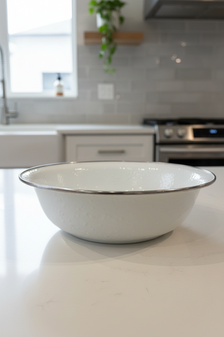 Solid Serving bowl white