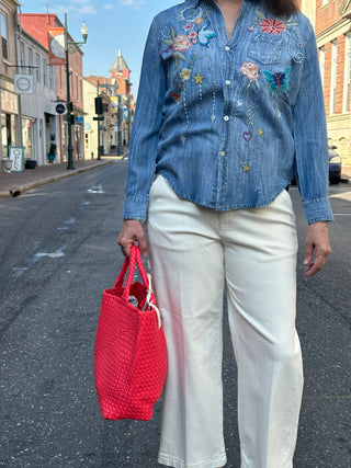 Small Hathaway Tote Cayenne