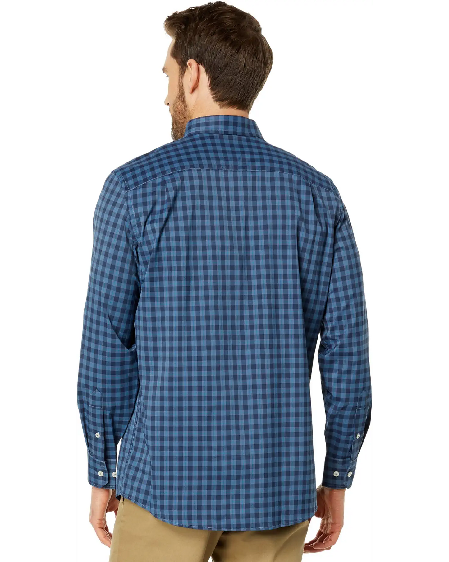 Glenbrook Plaid Sport Shirt (Blue Haze)