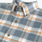 Milton Plaid Intercoastal Flannel Sport Shirt (Heather Dark Denim)