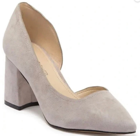 Caysen Grey Suede Heel