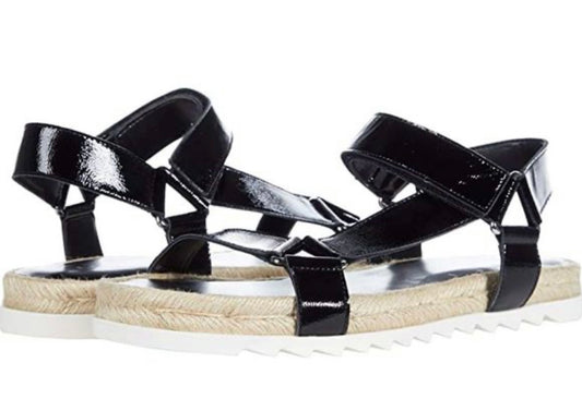 Jecca Flat Espadrille Sandal black