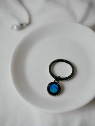 Moon Memory Key Ring - Black
