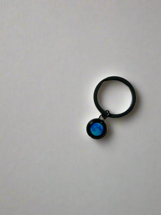 Moon Memory Key Ring - Black