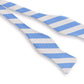 All American Carolina Blue/White Stripe Bowtie