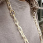 Long Resin Chain Link Necklace