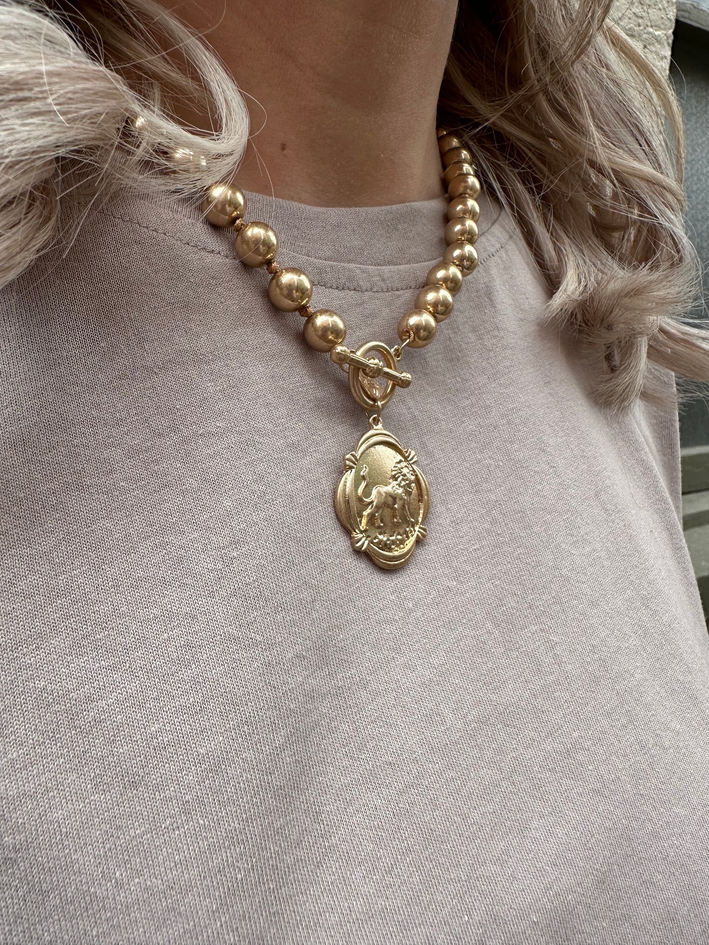 Leo Lion Gold Necklace