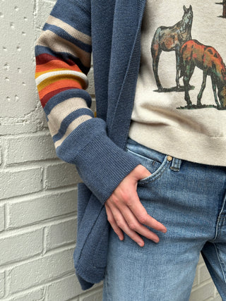 Morgan Cuffed Wide Leg Denim