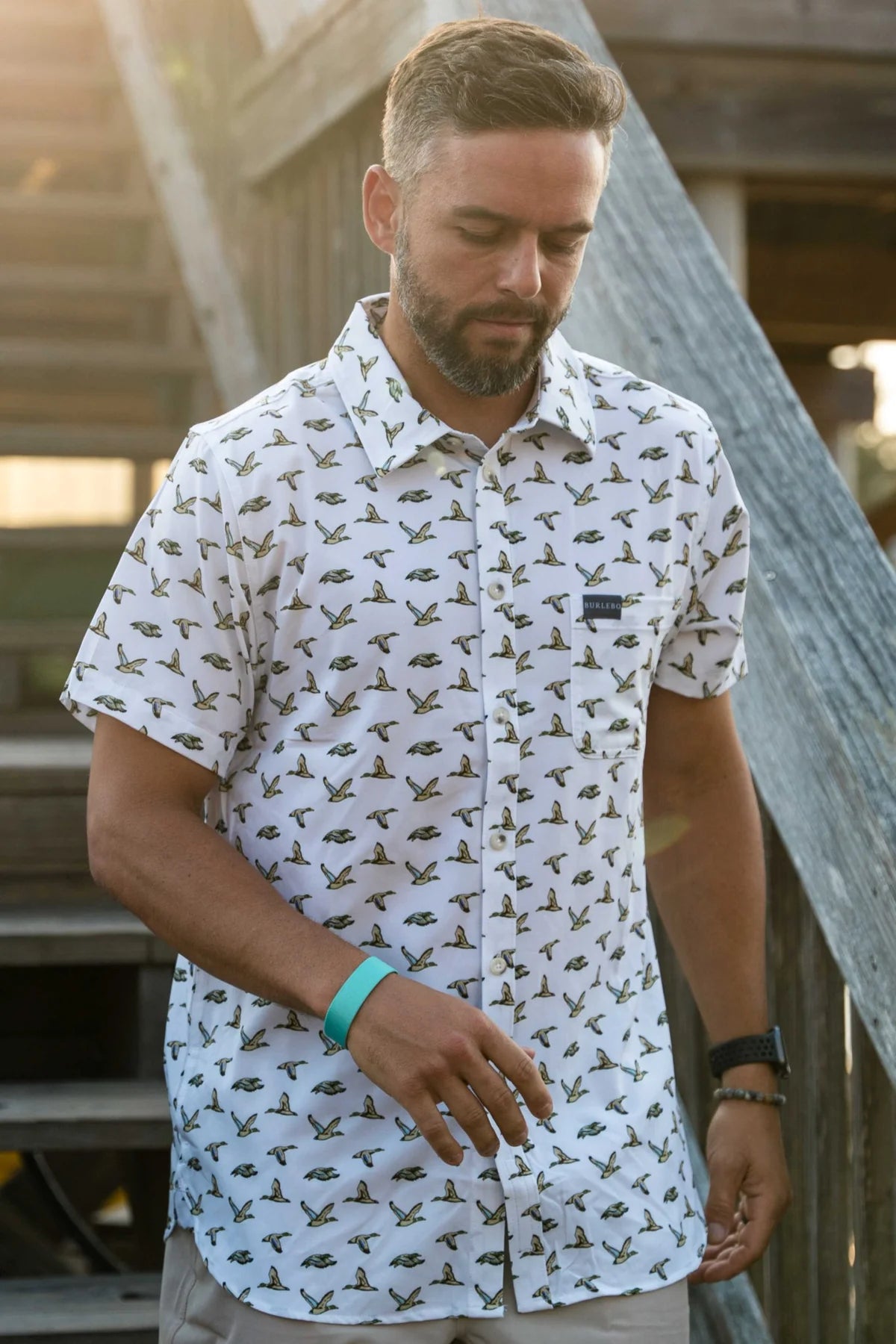 Performance Button-Up - Mallard Ducks