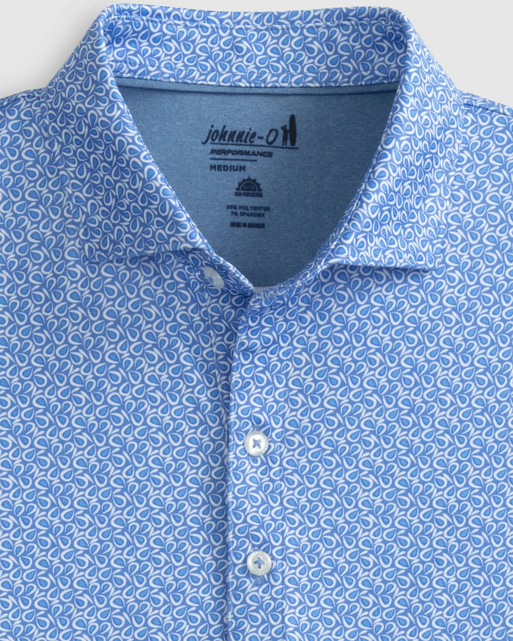 Printed Jersey Performance Polo - Harkins Monsoon