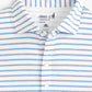 Striped Jersey Performance Polo (Thorton) - White