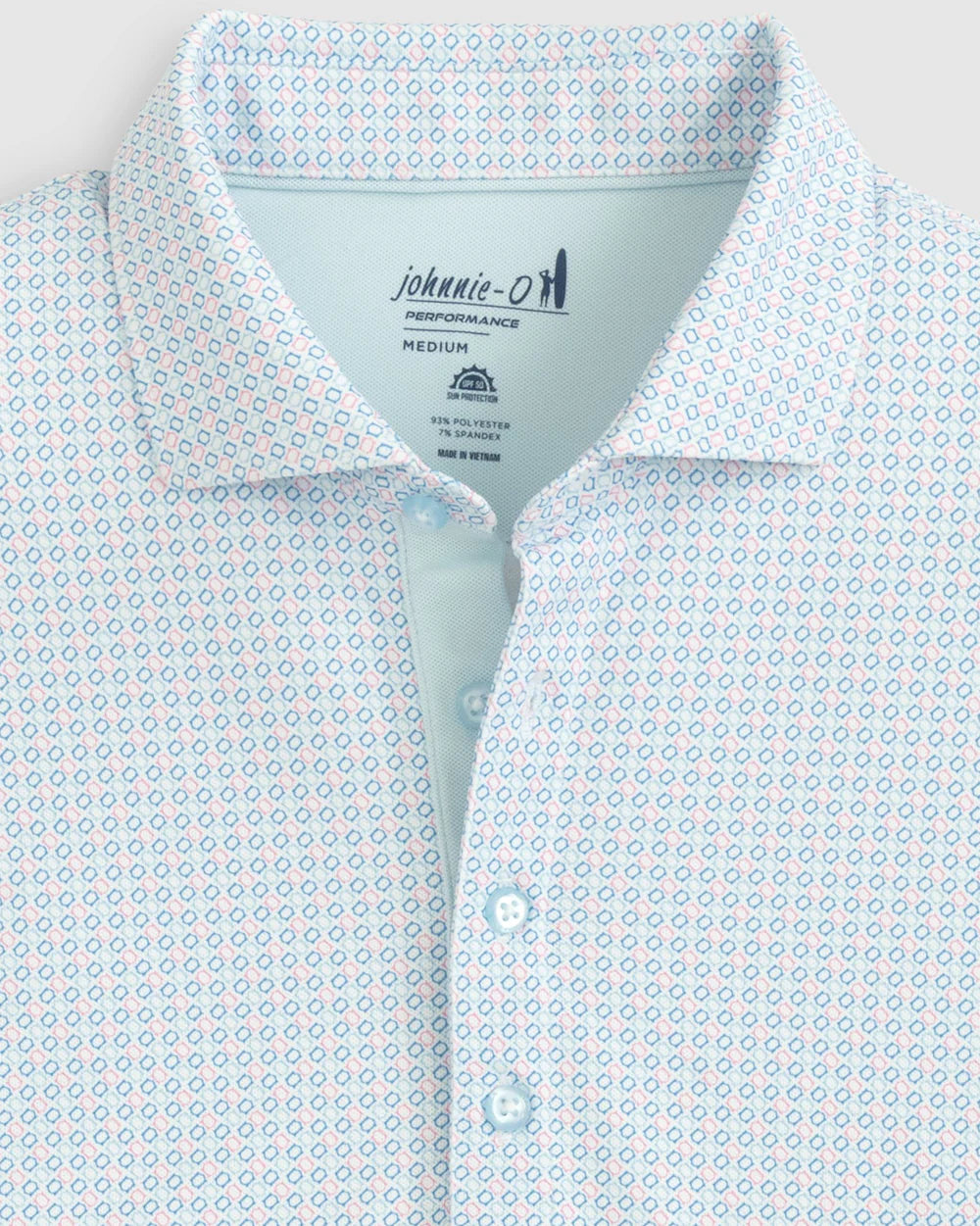 Printed Mesh Performance Polo - Gilbert