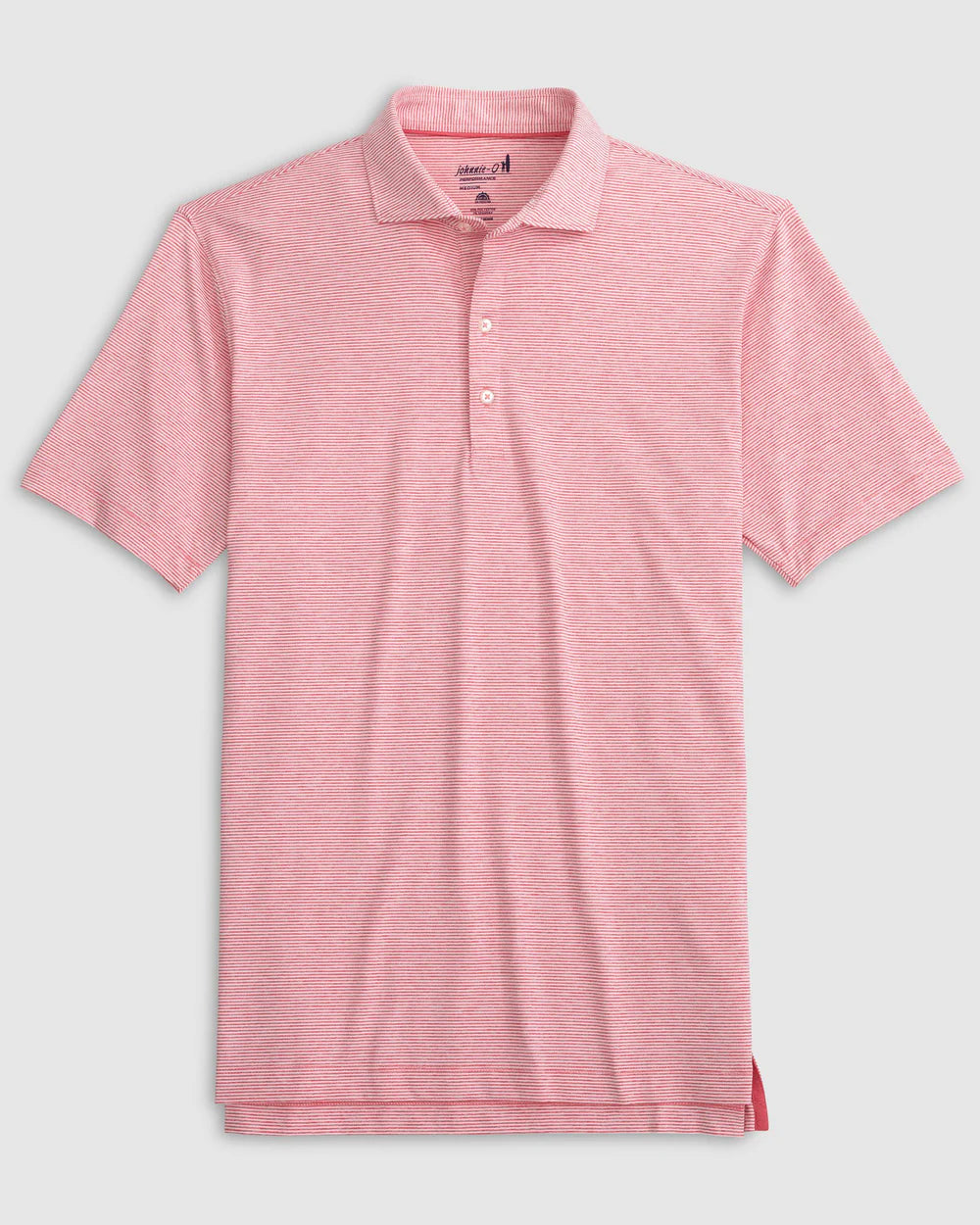 Striped Jersey Performance Polo - Lyndon Sun Kissed