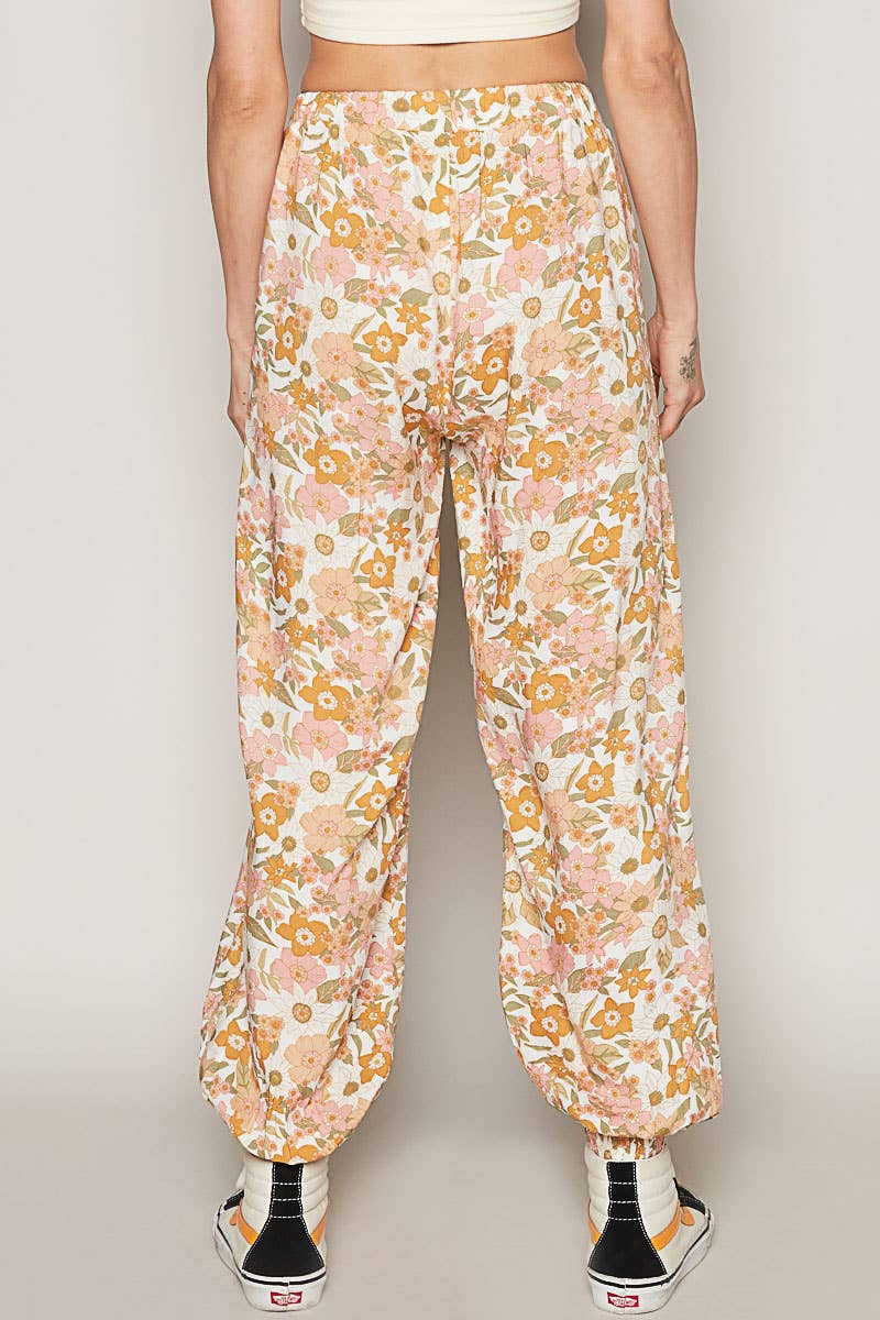 Flowy Joggers - Floral