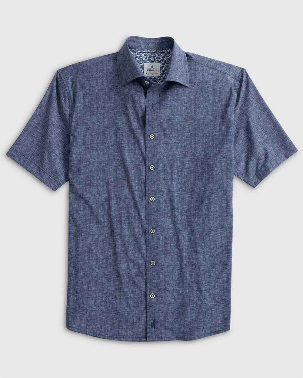 Avin Jersey Knit Button Up Shirt - Lake