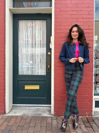 Dorin Scots Print Pant