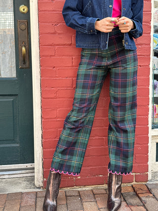 Dorin Scots Print Pant