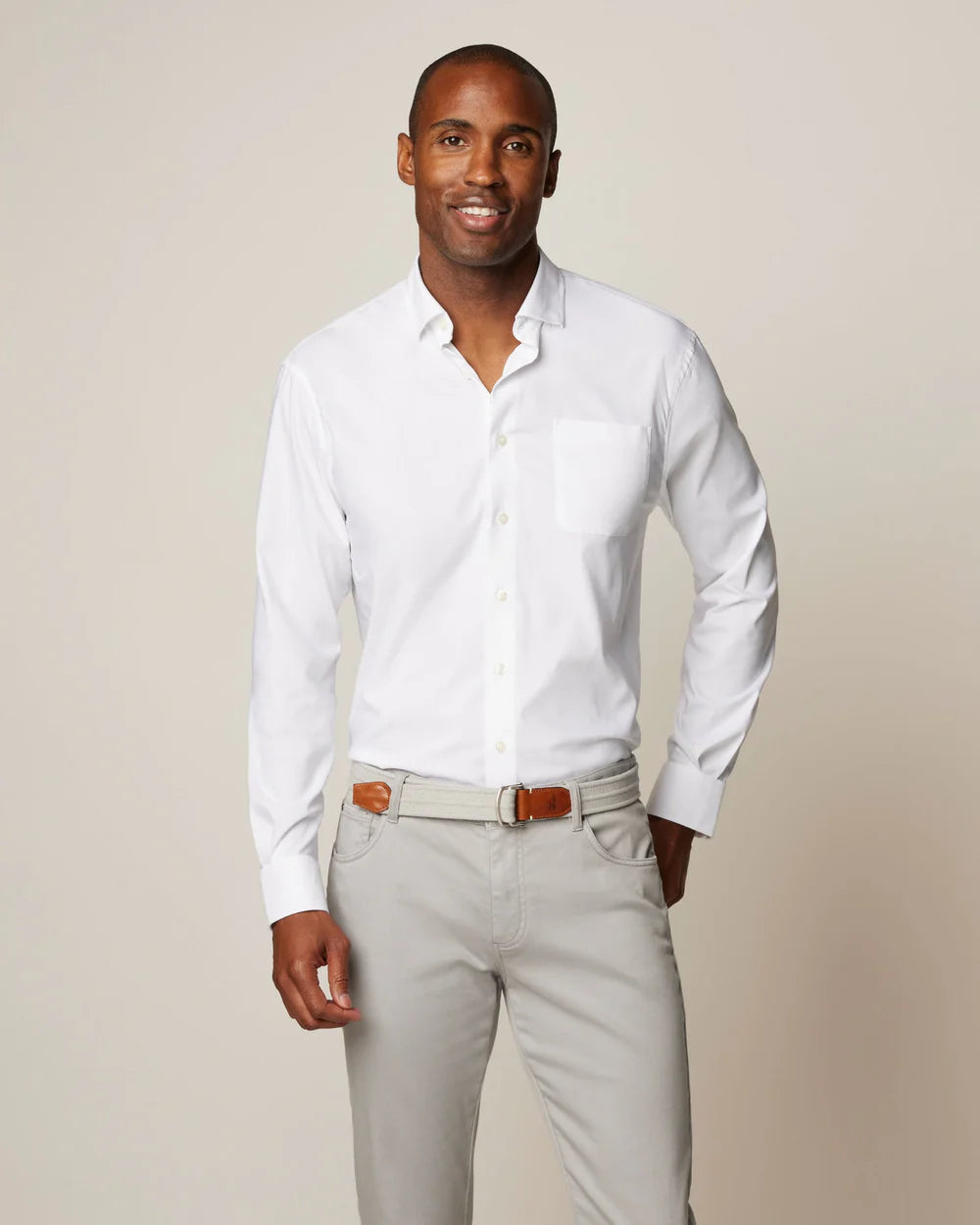 Tradd Performance Button Up Shirt