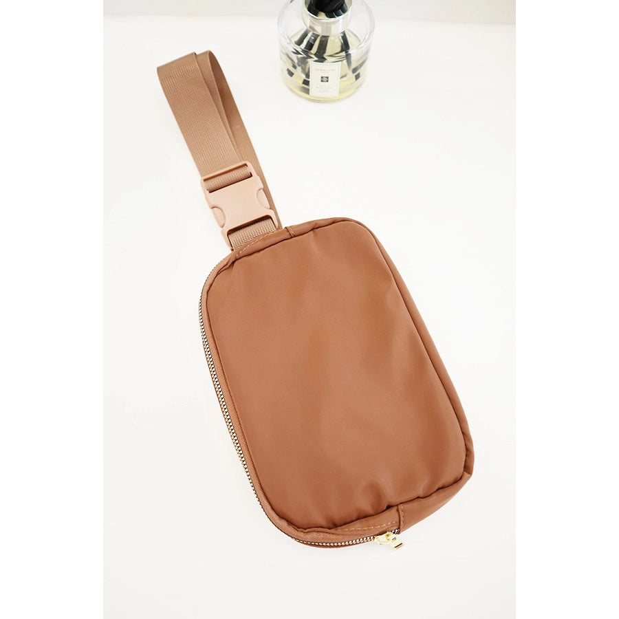 Solid Color Crossbody Fanny Pack Belt Bag