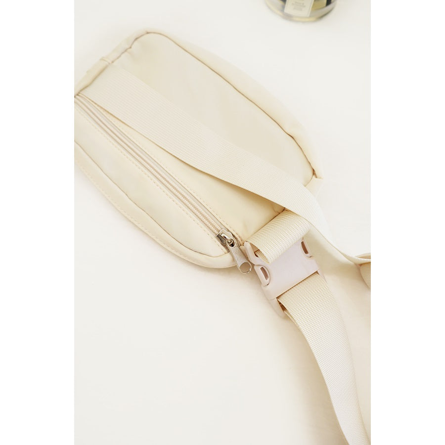 Solid Color Crossbody Fanny Pack Belt Bag