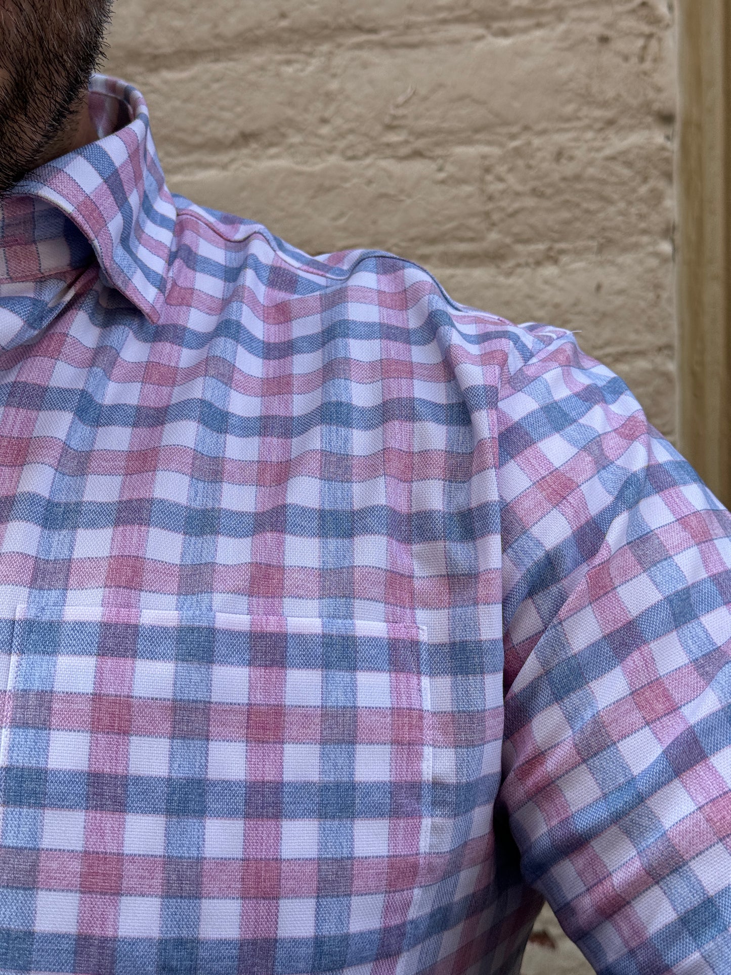 McArthur Pink Performance Button Up Shirt