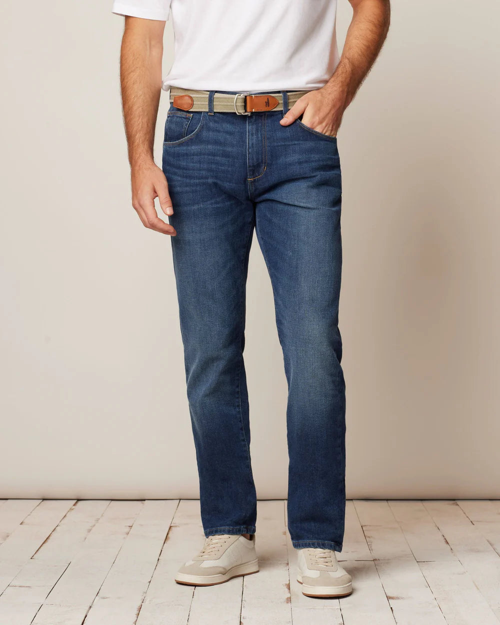 Stretch Cotton 6 Pocket Denim Jean