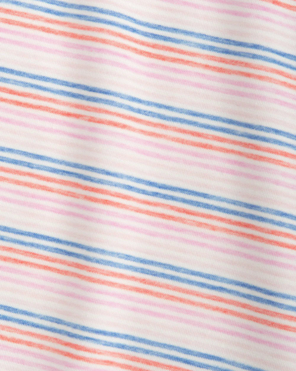 Barton Striped Top Shelf Performance Polo - Bahama Mama