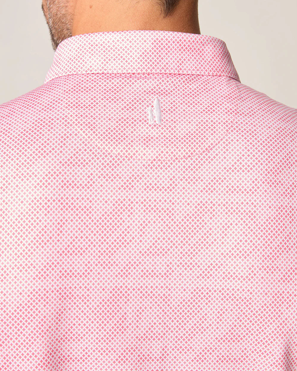 Printed Jersey Performance Polo - Gaston Paloma