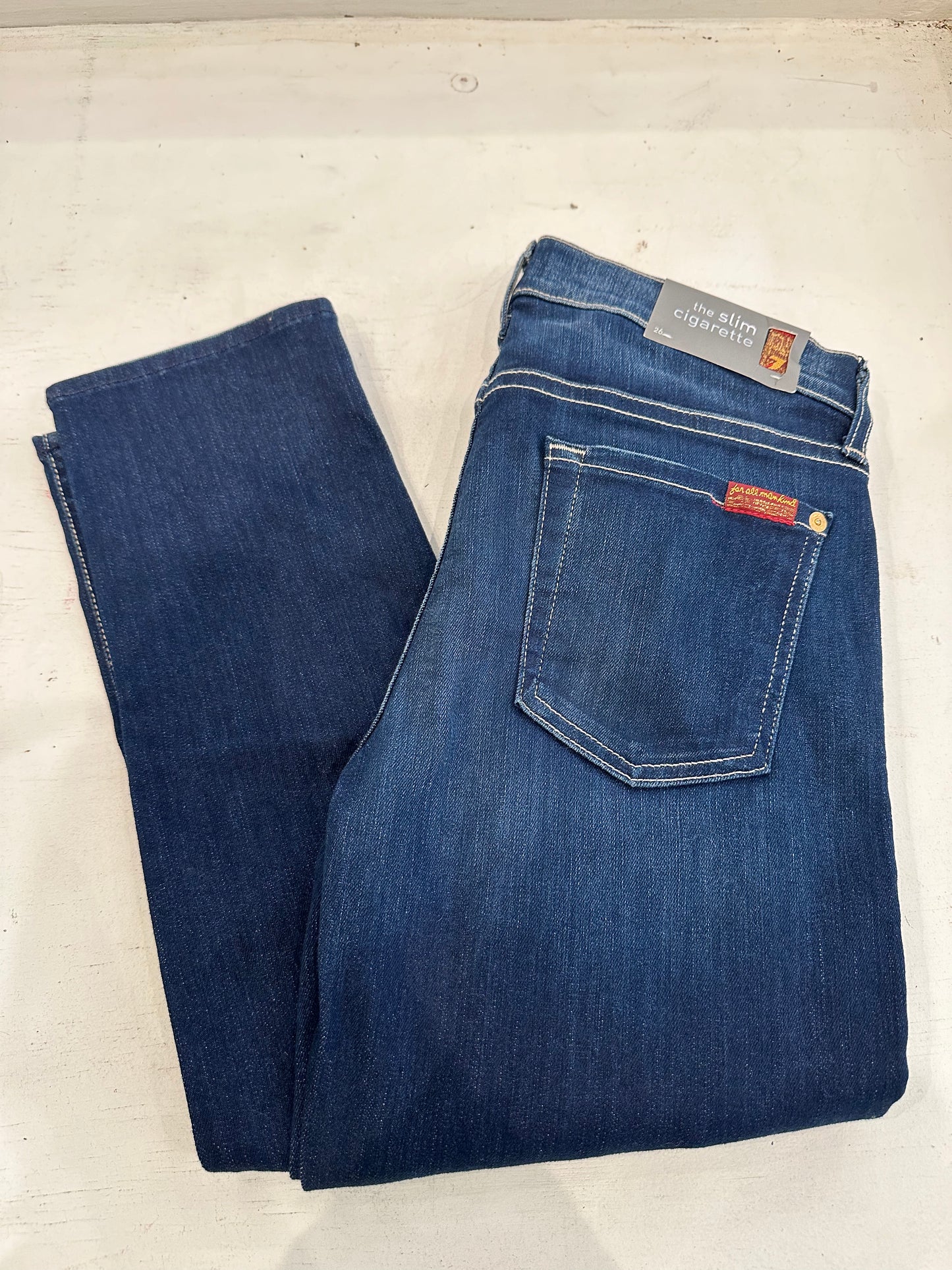 Slim Cigarette Dark Wash