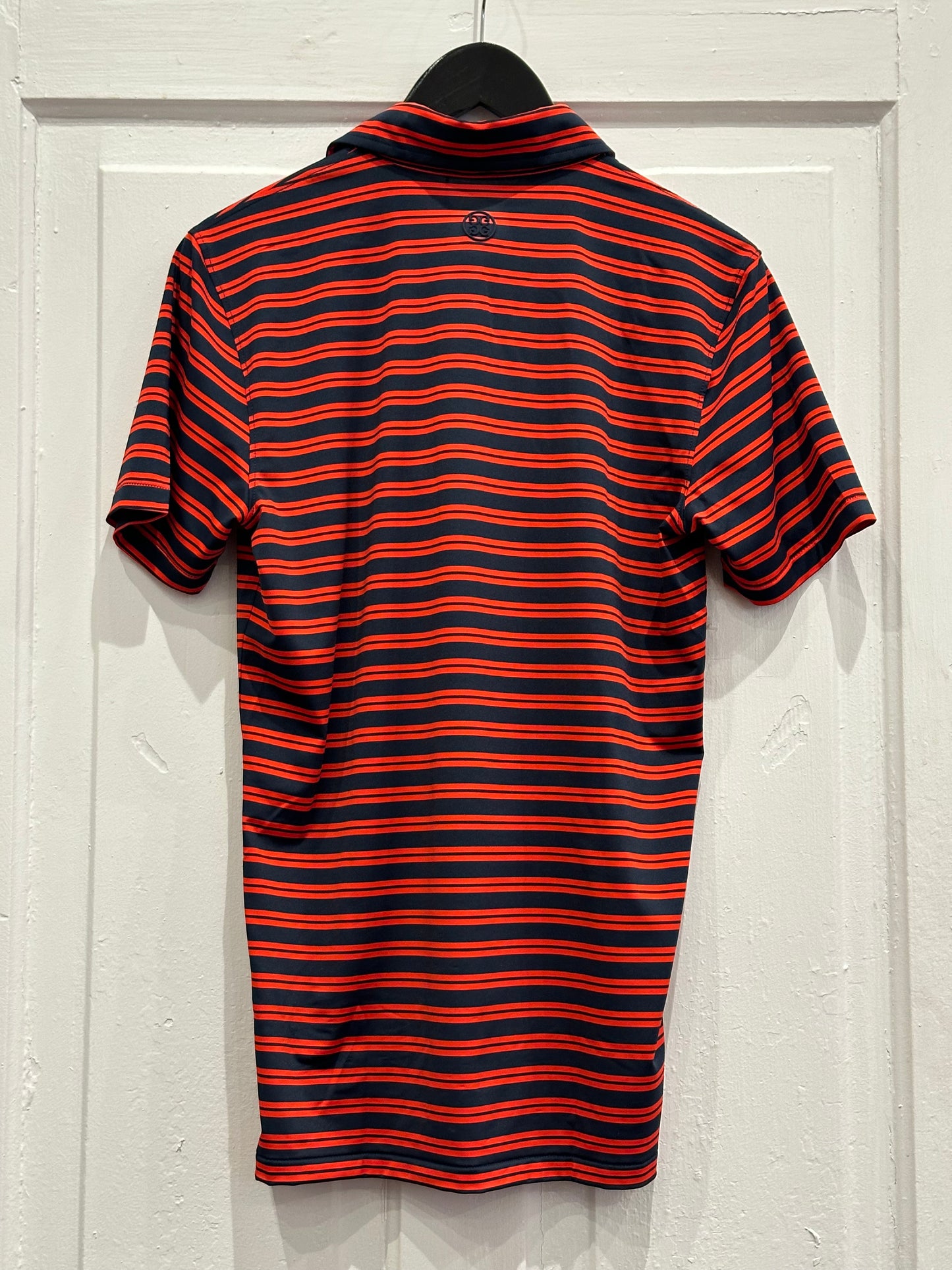G/Fore Striped Polo (Navy/Red)