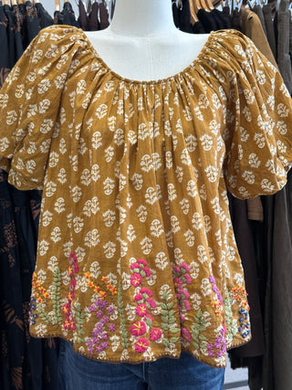 Garden of Flowers Top