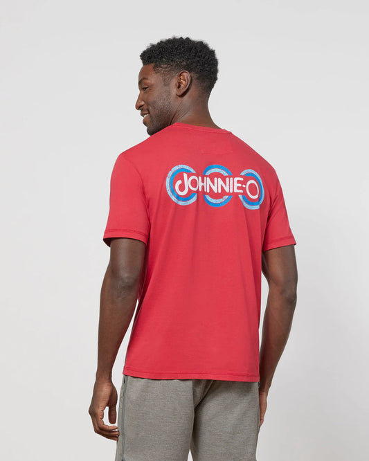 Johnnie-OOO Graphic T-Shirt - Crimson