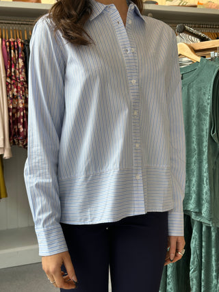 Blue Striped Button Down