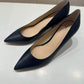 Zara dark blue heel