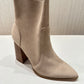 Julina Taupe Suede Bootie