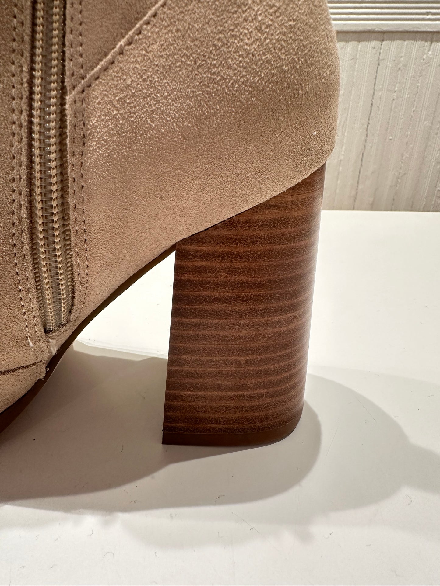 Julina Taupe Suede Bootie