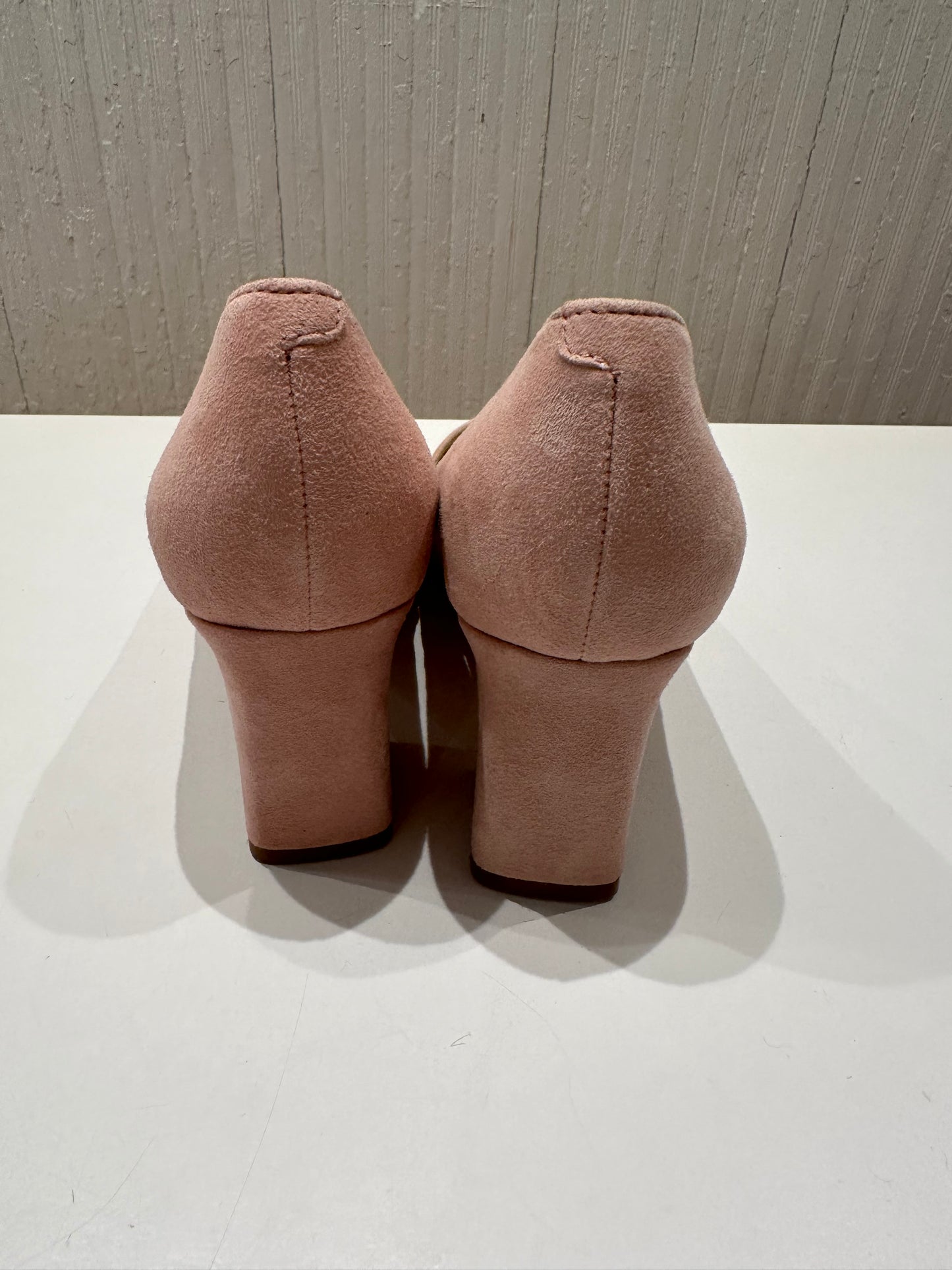 Zala Heel pink suede