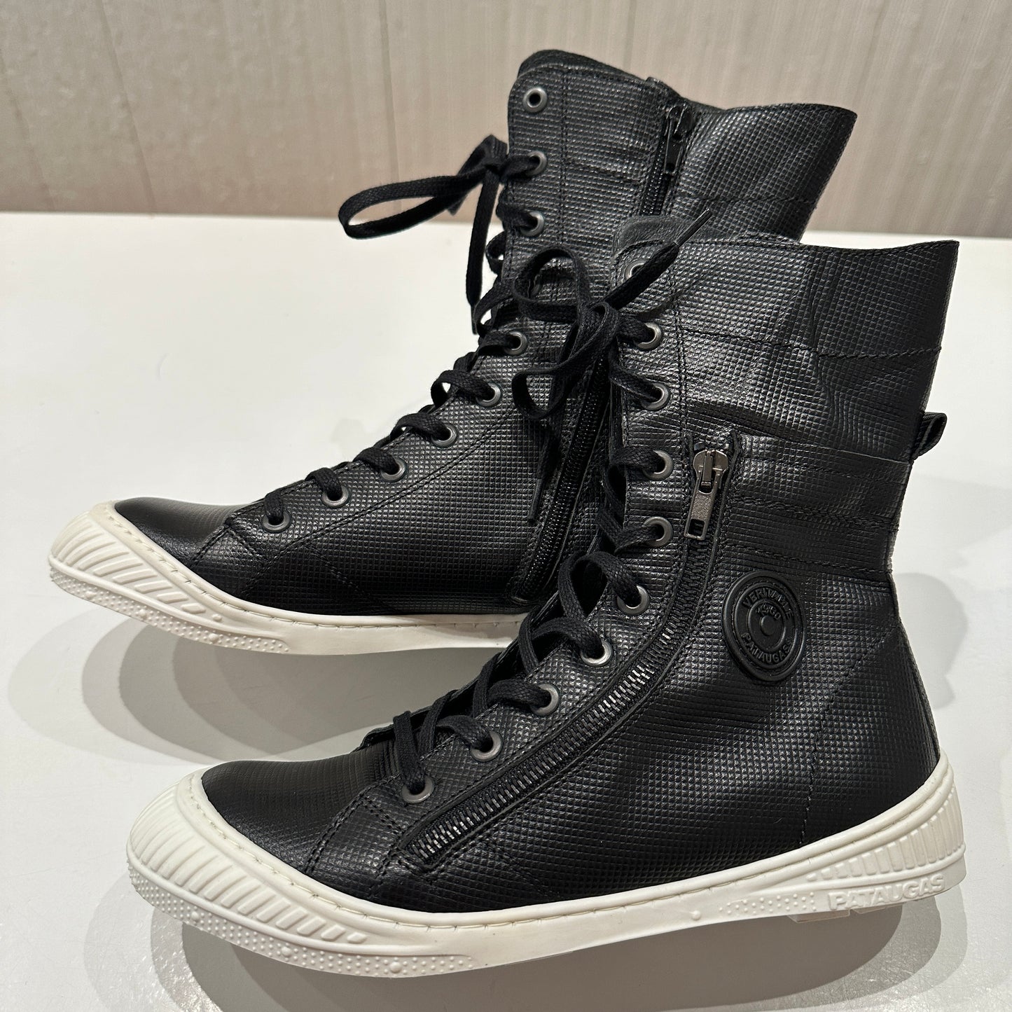 Black Rider Lace Up Boots