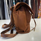Nylon Flap Backpack (Chocolate)