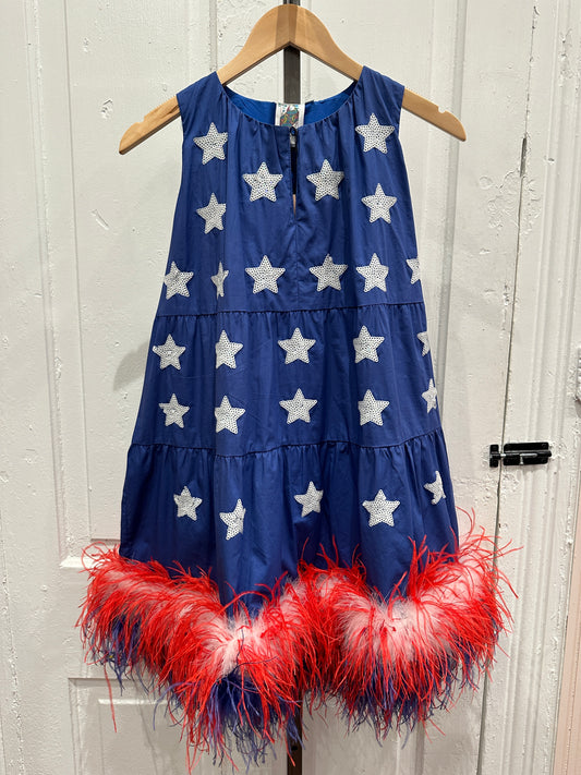 Queen of Sparkles Star Feather Tank Dress