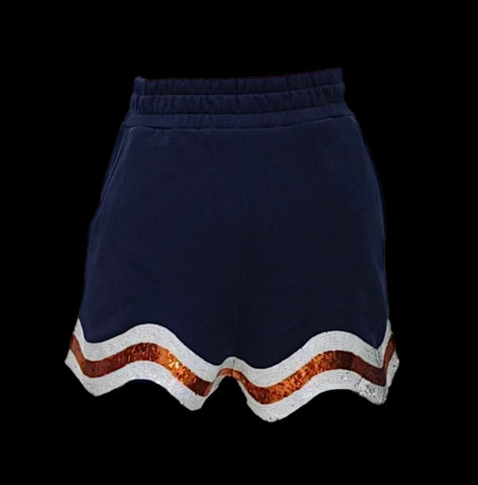 Sequin Trim Shorts