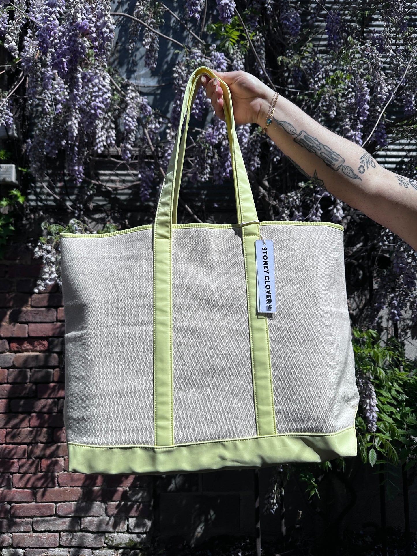 Large Shopper Tote - Banana