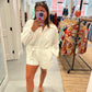 Eyelet Romper - White