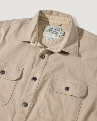 Stretch Twill CPO Shirt Jacket SAND