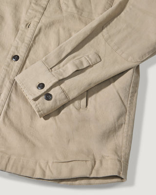 Stretch Twill CPO Shirt Jacket SAND