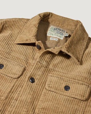 Distressed Corduroy Trucker - Faded Rubber