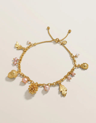Pine Forest Slide Bracelet Bronze