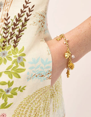 Pine Forest Slide Bracelet Bronze