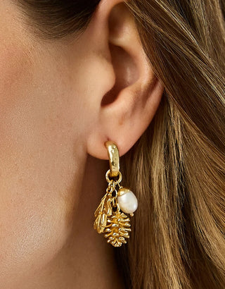 Pine Forest Earring Pearls